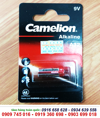 Camelion A32, Pin 12v _Pin Remote 9V Camelion A32 Plus Alkaline chính hãng /Loại vỉ 1viên 